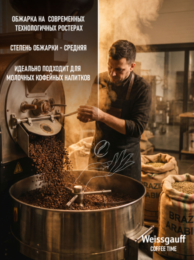 ���� ����������� ������� � ����� Weissgauff Coffee Time Espresso Milk �������� ������� 100%, 1 ��