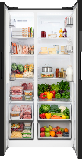��������������� ����������� � ���������� Weissgauff WSBS 550 Built-in NoFrost Inverter Black