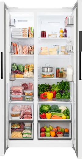 ��������������� ����������� � ���������� Weissgauff WSBS 550 Built-in NoFrost Inverter White