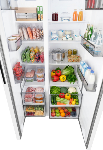 ��������������� ����������� � ���������� Weissgauff WSBS 550 Built-in NoFrost Inverter White