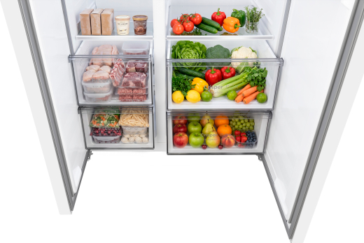 ��������������� ����������� � ���������� Weissgauff WSBS 550 Built-in NoFrost Inverter White