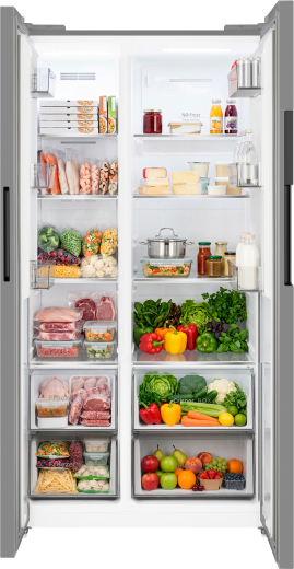 ��������������� ����������� � ���������� Weissgauff WSBS 550 Built-in NoFrost Inverter Inox