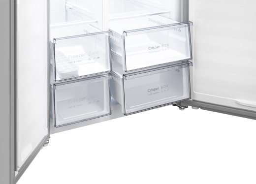 ��������������� ����������� � ���������� Weissgauff WSBS 550 Built-in NoFrost Inverter Inox
