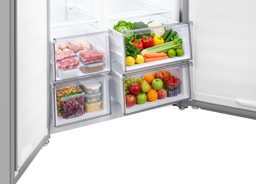 ��������������� ����������� � ���������� Weissgauff WSBS 550 Built-in NoFrost Inverter Inox