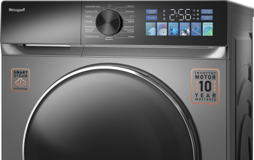 C��������� ������ � ���������� � ����� Weissgauff WM 56411 Color Touch Inverter Steam Dark Grey