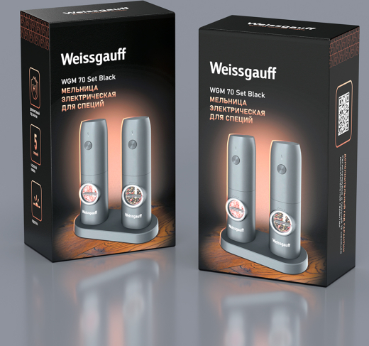 ��������� ��� ������ ������������� Weissgauff WGM 70 Set Black