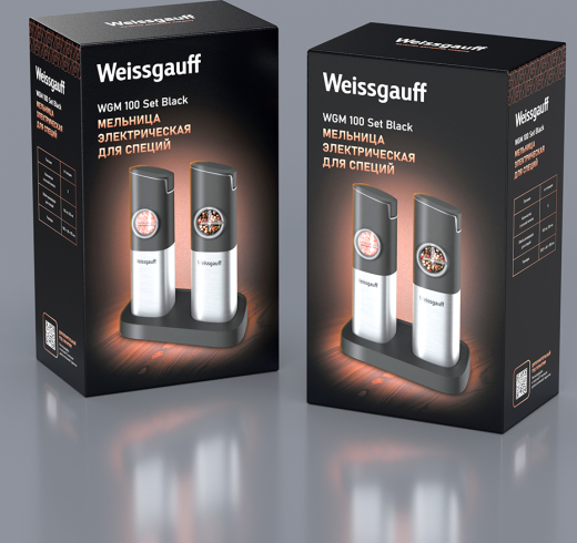 ��������� ��� ������ ������������� Weissgauff WGM 100 Set Black