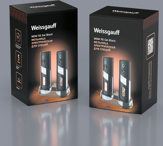 ��������� ��� ������ ������������� Weissgauff WGM 110 Set Black