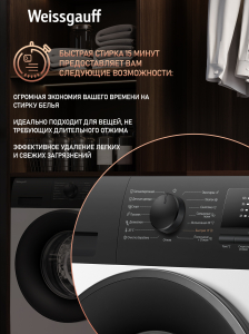 C��������� ������ � ���������� � ����� Weissgauff WM 40106 Inverter Steam