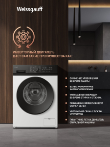 C��������� ������ � ���������� � ����� Weissgauff WM 48128 Inverter Steam