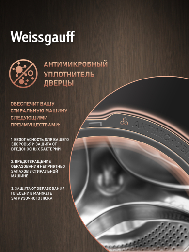C��������� ������ � ���������� � ����� Weissgauff WM 4627 Touch Inverter Steam Black