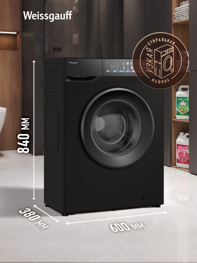 C��������� ������ � ���������� � ����� Weissgauff WM 39107 Full Touch Inverter Steam Black