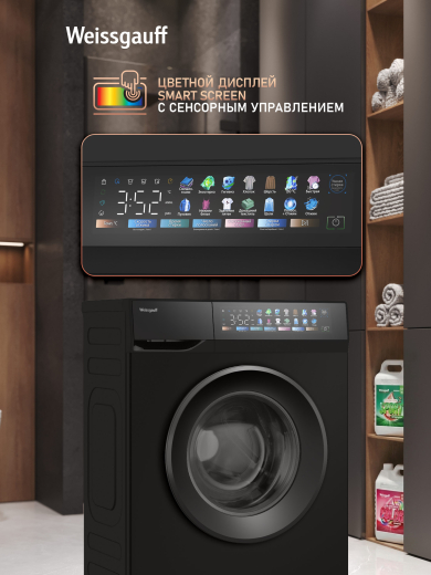 C��������� ������ � ���������� � ����� Weissgauff WM 39107 Full Touch Inverter Steam Black