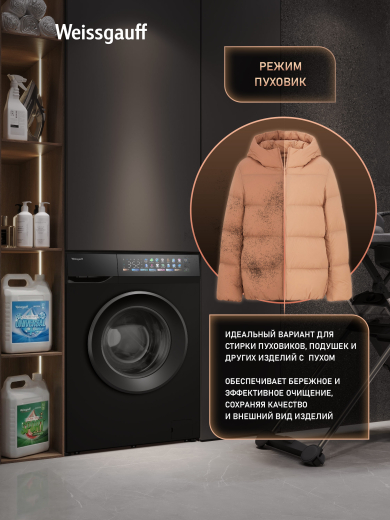 C��������� ������ � ���������� � ����� Weissgauff WM 39107 Full Touch Inverter Steam Black