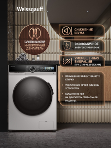 C��������� ������ � ���������� � ����� Weissgauff WM 45148 Color Touch Inverter Steam