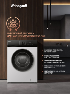 C��������� ������ � ���������� � ����� Weissgauff WM 45128 Inverter Steam