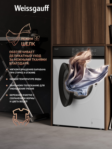 C��������� ������ � ���������� � ����� Weissgauff WM 39107 Inverter Steam