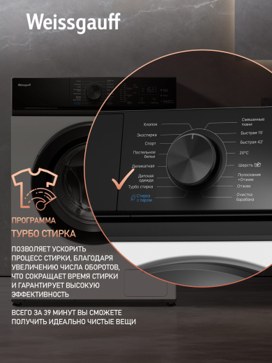 C��������� ������ � ���������� � ����� Weissgauff WM 45127 DC Inverter Steam�