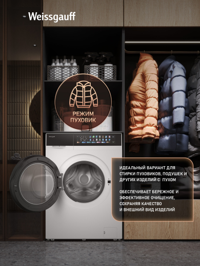 C��������� ������ � ���������� � ����� Weissgauff WM 39107 Full Touch Inverter Steam
