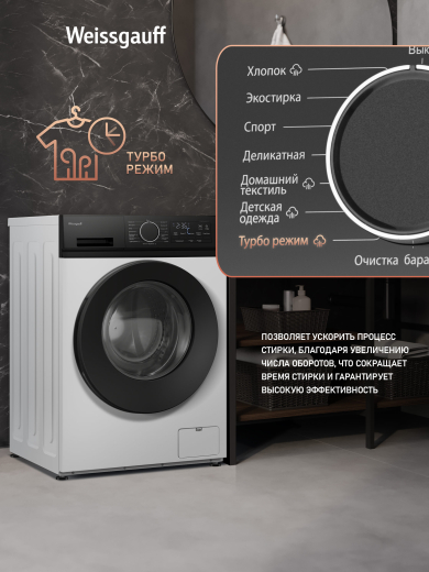 C��������� ������ � ���������� � ����� Weissgauff WM 601411 Inverter Steam