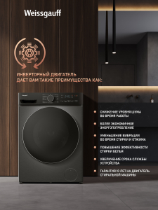 ���������� ������ � ������ � ���������� Weissgauff WMD 4828 Inverter Steam Grey