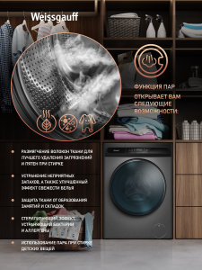 ���������� ������ � ������, ���������� � ����� Weissgauff WMD 49411 DC Inverter Steam Grey