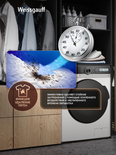 ���������� ������ � ������, ���������� � ����� Weissgauff WMD 45148 Color Touch Inverter Steam