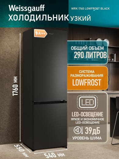 ��������������� ����������� Weissgauff WRK 1760 LowFrost Black