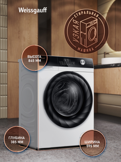 ���������� ������ � ���������� � ����� Weissgauff WM 4947 Premium Inverter Steam