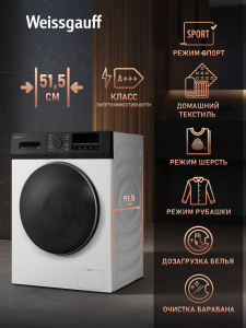 C��������� ������ � ���������� � ����� Weissgauff WM 47814 Inverter Steam