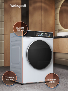 C��������� ������ � ���������� � ����� Weissgauff WM 995 Full Touch Inverter Steam