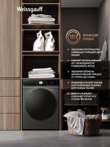���������� ������ � ������, ���������� � ����� Weissgauff WMD 61211 D Inverter Steam Deep Grey