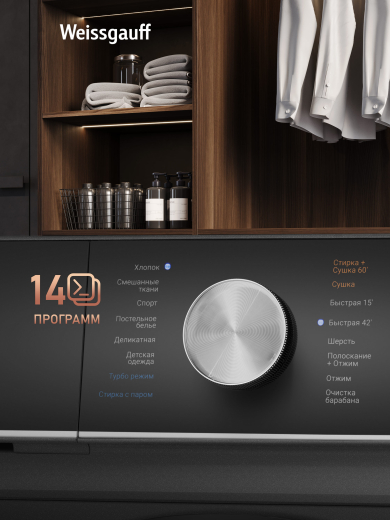 ���������� ������ � ������, ���������� � ����� Weissgauff WMD 61211 D Inverter Steam Deep Grey