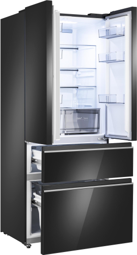 ��������������� ����������� Weissgauff WFD 450 Built-in Inverter NoFrost Black Glass