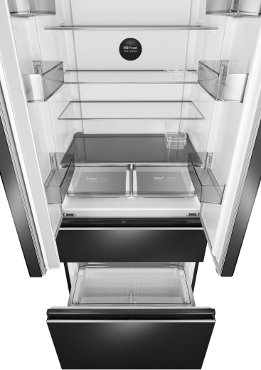 ��������������� ����������� Weissgauff WFD 450 Built-in Inverter NoFrost Black Glass