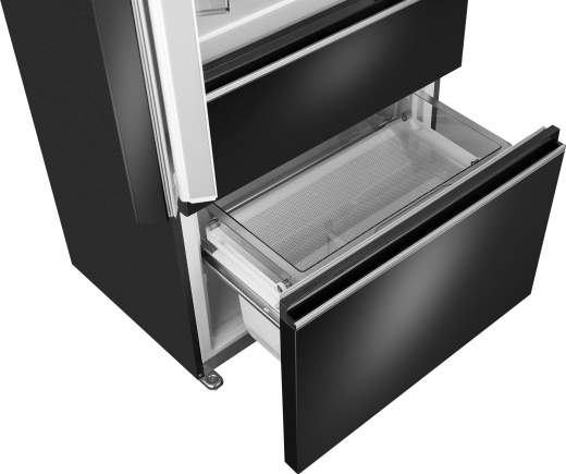 ��������������� ����������� Weissgauff WFD 450 Built-in Inverter NoFrost Black Glass