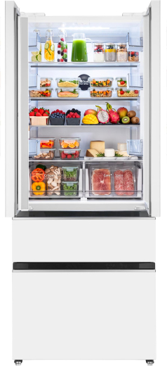 ��������������� ����������� Weissgauff WFD 450 Built-in Inverter NoFrost White Glass