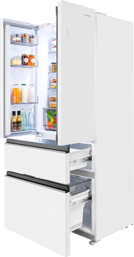 ��������������� ����������� Weissgauff WFD 450 Built-in Inverter NoFrost White Glass