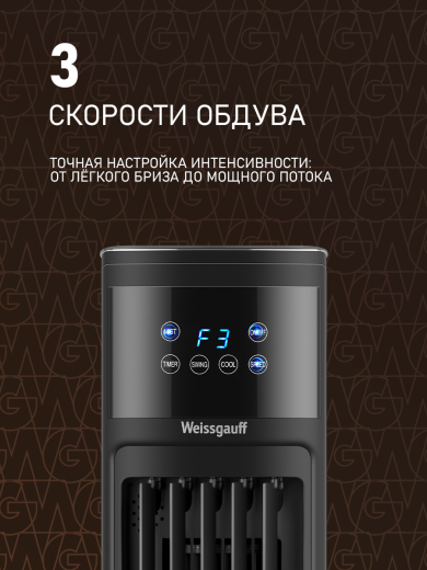 ���������� ��������� �������� � ������� ����������� Weissgauff WFC-90 B Water&Ice