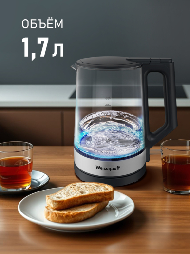 ������ ������������� Weissgauff WK 1700 EcoGlass Graphite