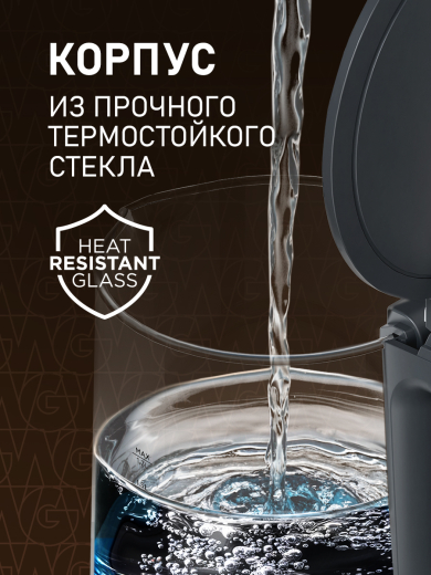 ������ ������������� Weissgauff WK 1700 EcoGlass Graphite