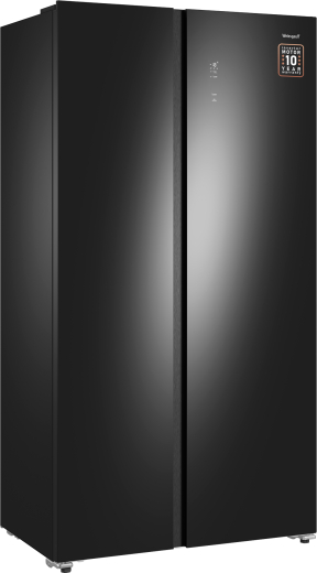 ��������������� ����������� � ���������� Weissgauff WSBS 550 Built-in NoFrost Inverter Black Glass