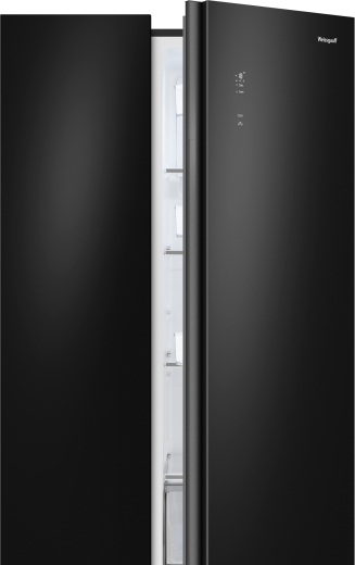 ��������������� ����������� � ���������� Weissgauff WSBS 550 Built-in NoFrost Inverter Black Glass
