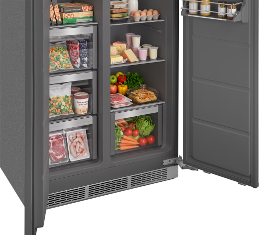 ������������ ����������� � ���������� Weissgauff WSBSI 450 Inverter NoFrost Grey