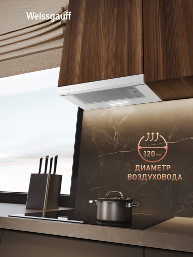 �������� ������������ ������� Weissgauff TEL 450 White Glass