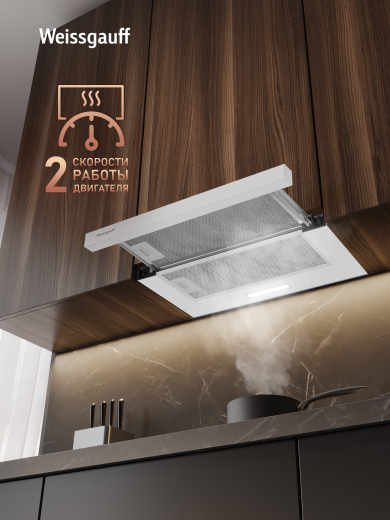 �������� ������������ ������� Weissgauff TEL 500 White Glass