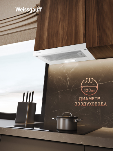 �������� ������������ ������� Weissgauff TEL 500 White Glass