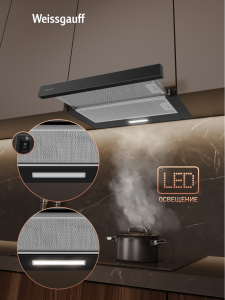 �������� ������������ ������� Weissgauff TEL 600 2M Black Glass