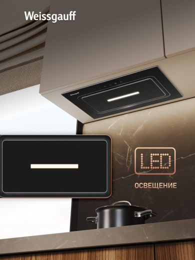 �������� ������������ ������� Weissgauff Aura 456 Touch Black Glass