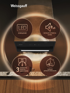 �������� ������������ ������� Weissgauff BOX 900 Remove Touch Black Glass